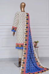 Sada Bahar Stitched 3 Piece Printed Lawn Vol-02 Suit-PR-326-White