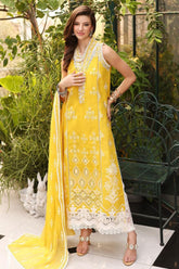 Noor by Saadia Asad Unstitched 3 Piece Handwork Laserkari Eid Lawn Collection'2023-D-08