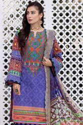 Gull E Gullzar by Zarsha Unstitched 3 Piece Lawn Collection'2022-GLZ-08