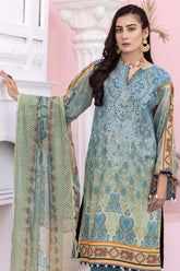 Gull E Gullzar by Zarsha Unstitched 3 Piece Lawn Collection'2022-GLZ-09