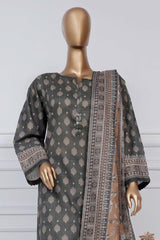 Sada Bahar Stitched 3 Piece Printed Lawn Vol-02 Collection'2025-PR-9497-Mehndi