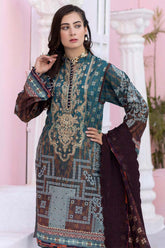 Gull E Gullzar by Zarsha Unstitched 3 Piece Lawn Collection'2022-GLZ-10