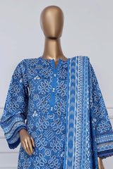 Sada Bahar Stitched 3 Piece Printed Lawn Vol-02 Suit-PR-2769-Blue