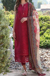 Eid Luxe Printkari By Noor Saadia Asad Unstitched 3 Piece Emb Lawn Suit-D-11