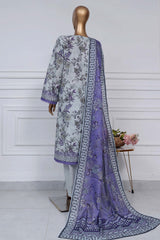Sada Bahar Stitched 3 Piece Printed Lawn Vol-02 Suit-PR-9475-Sky