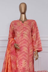 Sada Bahar Stitched 3 Piece Printed Lawn Vol-02 Suit-D-2732-Peach