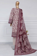 Sada Bahar Stitched 3 Piece Printed Lawn Vol-02 Suit-PR-9535-Off White