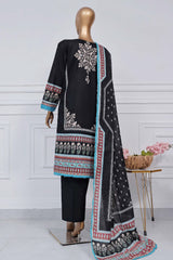 Sada Bahar Stitched 3 Piece Printed Lawn Vol-02 Collection'2025-PR-1286-Black