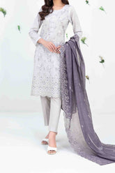 Talayeh By Tawakkal Unstitched 3 Piece Emb Digital Printed Lawn Suit-D-2555