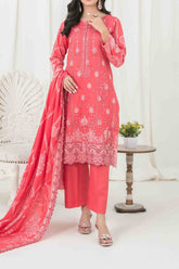 Gulshanara By Tawakkal Unstitched 3 Piece Emb Broshia Banarsi Lawn Vol-03 Suit-D-2561