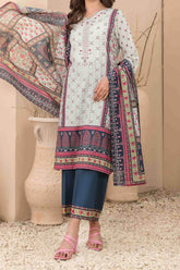 Farideh By Tawakkal Unstitched 3 Piece Emb Digital Print Lawn Suit-D-2599