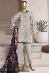 Eclair By Sada Bahar Stitched 3 Piece Emb Lawn Suit-D-261-PISTA