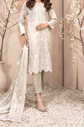 Gulshanara By Tawakkal Unstitched 3 Piece Emb Broshia Banarsi Lawn Vol-02 Suit-D-2712
