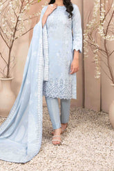 Gulshanara By Tawakkal Unstitched 3 Piece Emb Broshia Banarsi Lawn Vol-02 Suit-D-2713