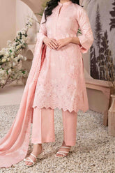 Gulshanara By Tawakkal Unstitched 3 Piece Emb Broshia Banarsi Lawn Vol-02 Suit-D-2715