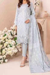 Gulshanara By Tawakkal Unstitched 3 Piece Emb Broshia Banarsi Lawn Vol-02 Suit-D-2719