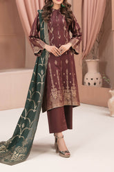 Jana By Tawakkal Unstitched 3 Piece Broshia Banarsi Lawn Suit-D-2733