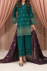 Jana By Tawakkal Unstitched 3 Piece Broshia Banarsi Lawn Suit-D-2737
