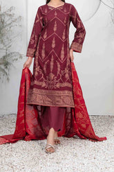Ifsha By Tawakkal Unstitched 3 Piece Broshia Banarsi Lawn Suit-D-2795