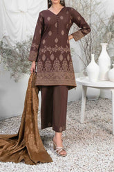 Ifsha By Tawakkal Unstitched 3 Piece Broshia Banarsi Lawn Suit-D-2799