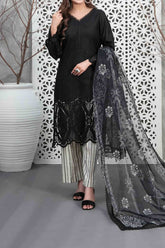 Rayleah By Tawakkal Unstitched 3 Piece Emb Schiffli Lawn Suit-D-2925