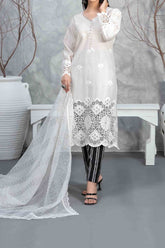 Rayleah By Tawakkal Unstitched 3 Piece Emb Schiffli Lawn Suit-D-2928