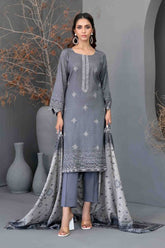 Daleesha By Tawakkal Unstitched 3 Piece Digital Printed Staple Suit-D-3986
