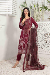 Nashmia by Tawakkal Unstitched 3 Piece Banarsi Lawn Suit-NB-7115