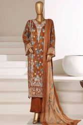 Signature By Sada Bahar Stitched 3 Piece Festive Vol-01 Suit-D-7738 MUSTARD