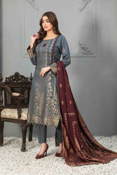 Charmaine by Tawakkal Unstitched 3 Piece Banarsi Lawn Suit-CB-8605