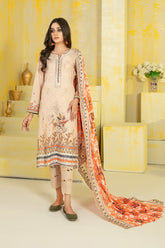 Samara by Tawakkal Unstitched 3 Piece Digital Print Emb Lawn Suit-S-8796