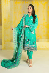 Samara by Tawakkal Unstitched 3 Piece Digital Print Emb Lawn Suit-S-8804