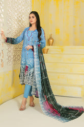 Samara by Tawakkal Unstitched 3 Piece Digital Print Emb Lawn Suit-S-8805
