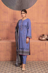 Saaja by Tawakkal Unstitched 3 Piece Emb Digital Print Lawn Suit-S-8897