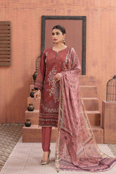 Saaja by Tawakkal Unstitched 3 Piece Emb Digital Print Lawn Suit-S-8900