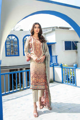 Bareerah by Tawakkal Unstitched 3 Piece Broshia Digital Print Lawn Suit-B-8901