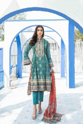 Bareerah by Tawakkal Unstitched 3 Piece Broshia Digital Print Lawn Suit-B-8903