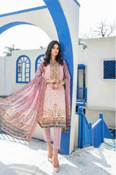 Bareerah by Tawakkal Unstitched 3 Piece Broshia Digital Print Lawn Suit-B-8904