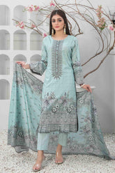 Mehmal by Tawakkal Unstitched 3 Piece Lawn Suit-M-8915