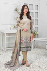 Mehmal by Tawakkal Unstitched 3 Piece Lawn Suit-M-8916