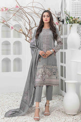 Mehmal by Tawakkal Unstitched 3 Piece Lawn Suit-M-8920