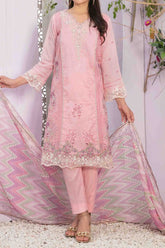 Farasha by Tawakkal Semi Stitched 3 Piece Jacquard Lawn Suit-F-8971