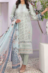 Farasha by Tawakkal Semi Stitched 3 Piece Jacquard Lawn Suit-F-8979