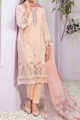 Farasha by Tawakkal Semi Stitched 3 Piece Jacquard Lawn Suit-F-8978