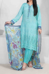 Banah By Tawakkal Unstitched 3 Piece Emb Lawn Suit-D-9119