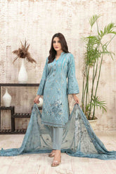 Sersha by Tawakkal Unstitched 3 Piece Broshia Digital Print Lawn Suit-S-9149
