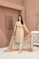 Dareen by Tawakkal Unstitched 3 Piece Emb Boring Lawn Suit-D-9196