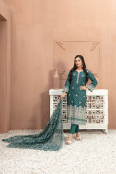 Dareen by Tawakkal Unstitched 3 Piece Emb Boring Lawn Suit-D-9197