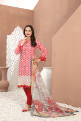 Dareen by Tawakkal Unstitched 3 Piece Emb Boring Lawn Suit-D-9200