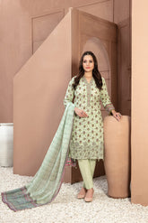 Dareen by Tawakkal Unstitched 3 Piece Emb Boring Lawn Suit-D-9201